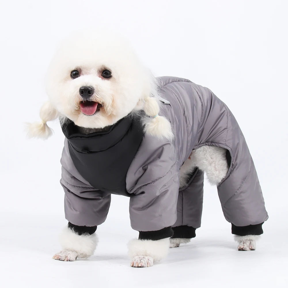 Winter Waterproof Dog Jacket – Warm Thicken Coat for Small & Medium Dogs
