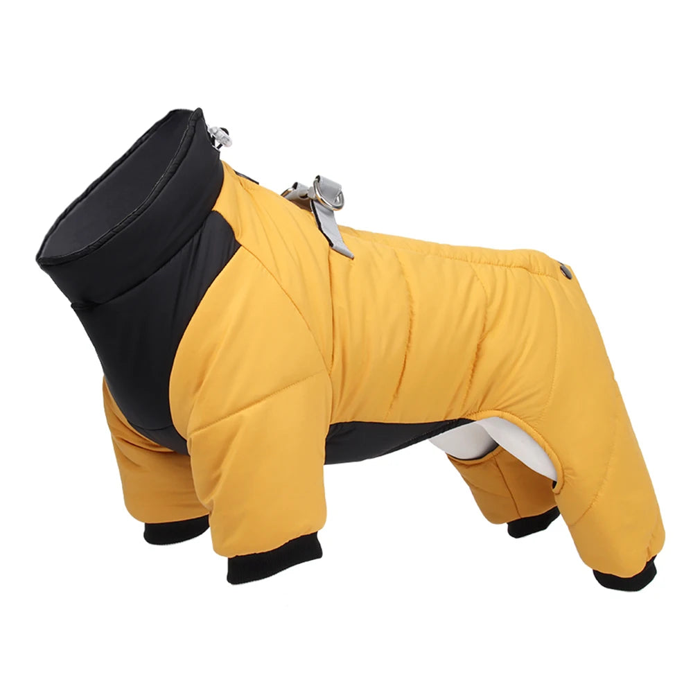 Winter Waterproof Dog Jacket – Warm Thicken Coat for Small & Medium Dogs