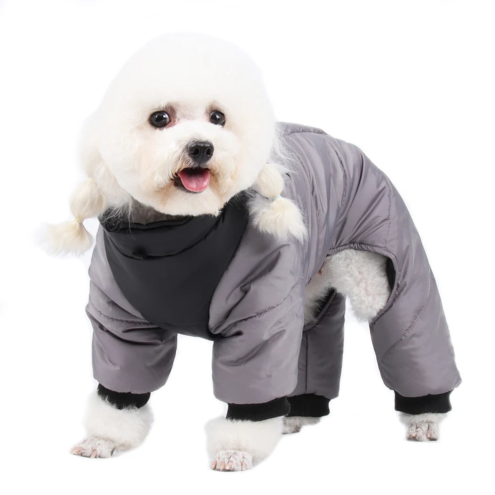 Winter Waterproof Dog Jacket – Warm Thicken Coat for Small & Medium Dogs