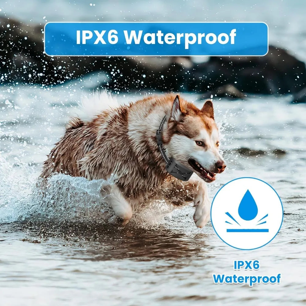 Wireless Electric Fence for Dogs, 2-in-1 Electric Dog Fence & Remote Training Collar, Pet Containment System