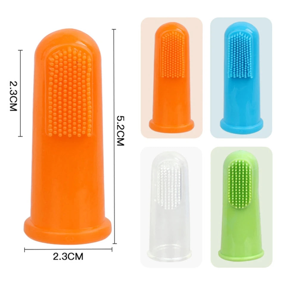 Super Soft Pet Finger Toothbrush 4pcs