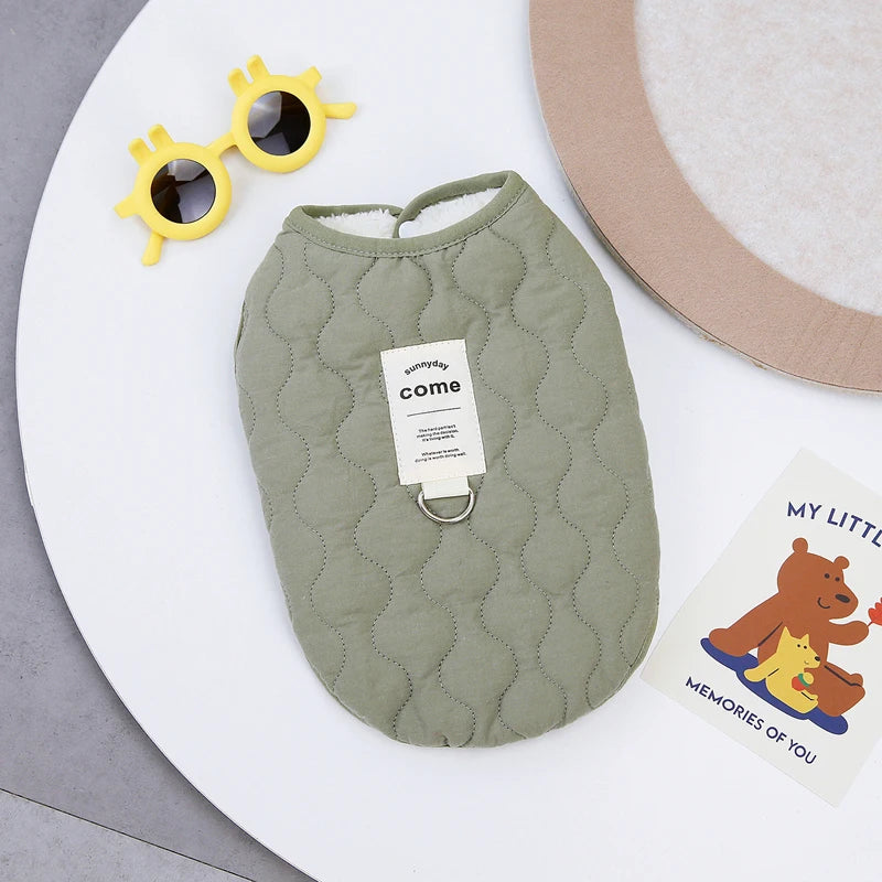 Winter Pet Dog Vest Jacket for Small Medium Dogs Warm Cotton Clothes