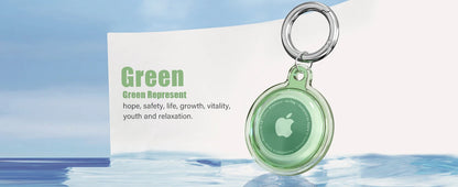 IPX8 Waterproof For Airtag Apple Airtags with Keychain AirTag Case Luggage Dog Collar Keys For Airtag Holder