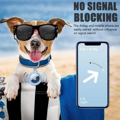 IPX8 Waterproof For Airtag Apple Airtags with Keychain AirTag Case Luggage Dog Collar Keys For Airtag Holder