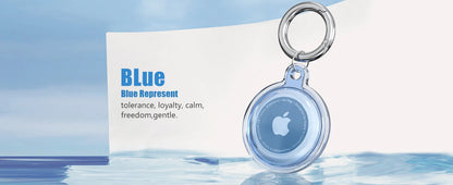 IPX8 Waterproof For Airtag Apple Airtags with Keychain AirTag Case Luggage Dog Collar Keys For Airtag Holder