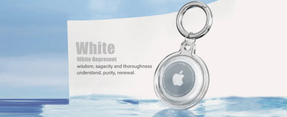 IPX8 Waterproof For Airtag Apple Airtags with Keychain AirTag Case Luggage Dog Collar Keys For Airtag Holder